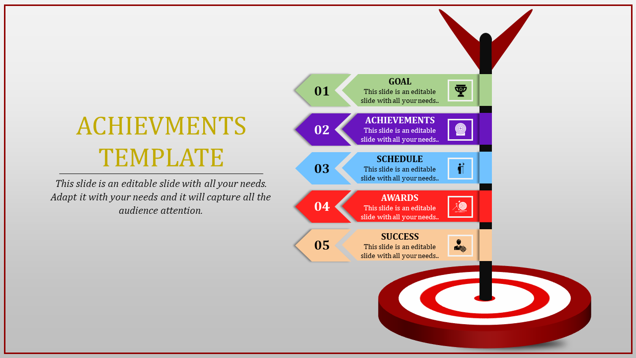achievement powerpoint presentation-achievement Templates-5-multi color
